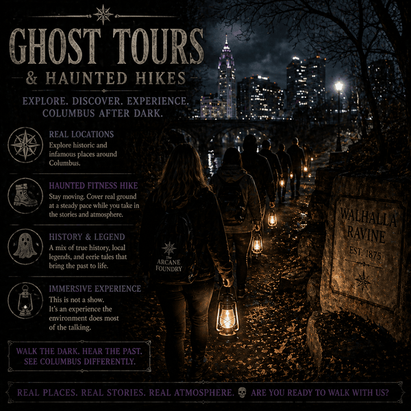 Ghost tours and haunted Hikes in Columbus, Ohio