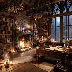 The inside of a Wizard's Tower